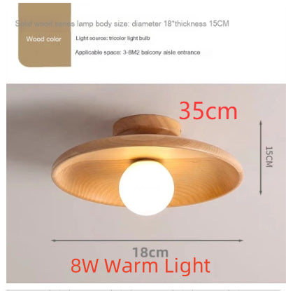 ZenWood Minimalist Ceiling Light