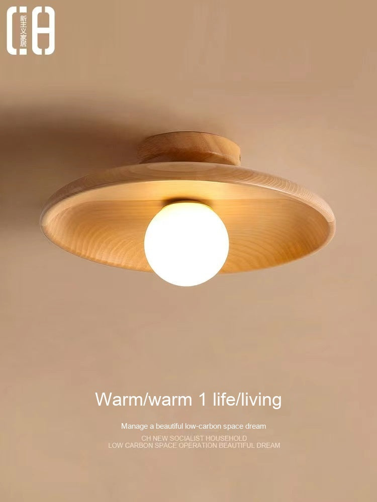ZenWood Minimalist Ceiling Light