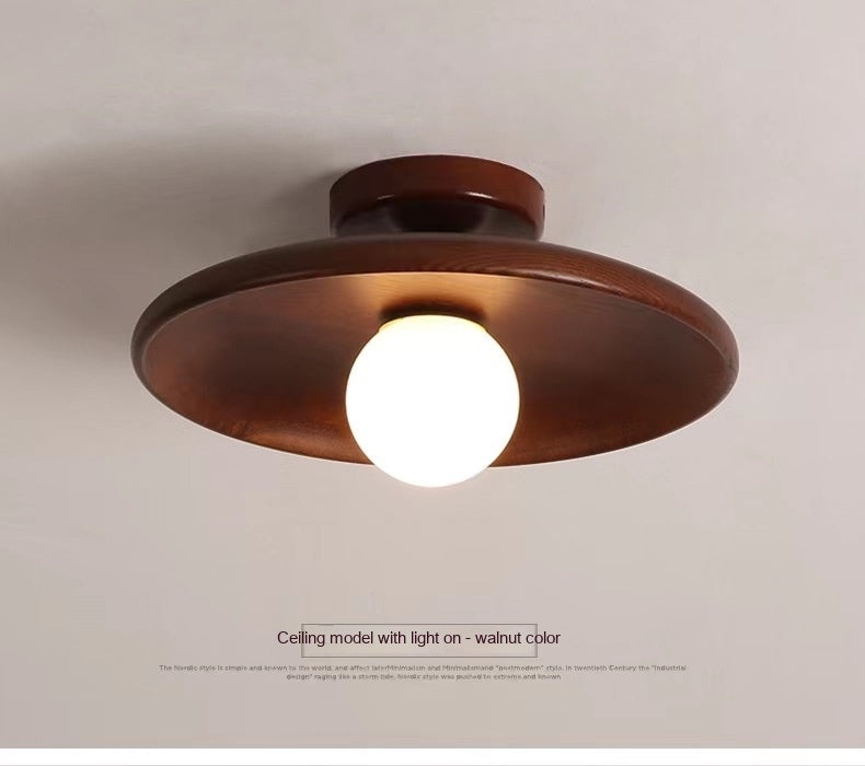 ZenWood Minimalist Ceiling Light