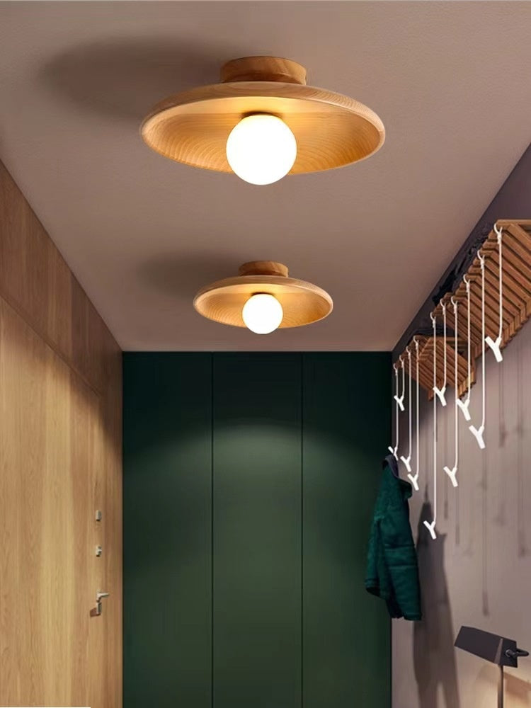 ZenWood Minimalist Ceiling Light