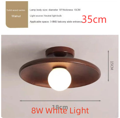 ZenWood Minimalist Ceiling Light