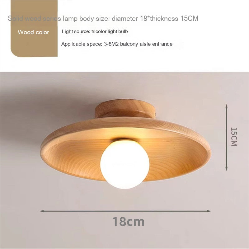 ZenWood Minimalist Ceiling Light