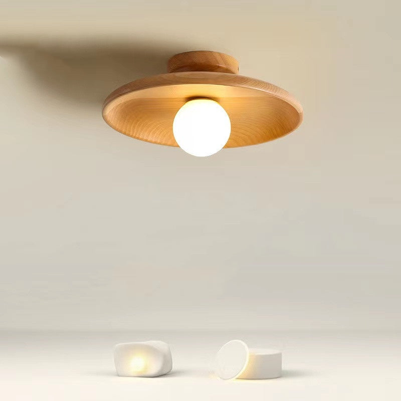 ZenWood Minimalist Ceiling Light